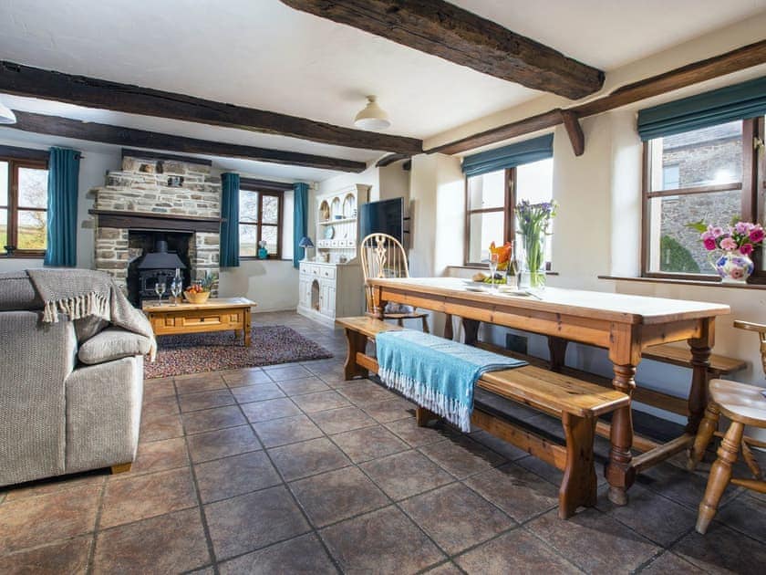 Open plan living space | Jasmine Cottage - Woodlands Manor Farm, Woodford, near Bude