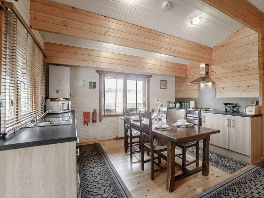 Kitchen/diner | Jessica - Old Pump House Lodges, Lintlaw near Duns