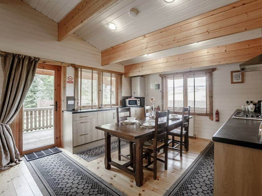 Kitchen/diner | Jessica - Old Pump House Lodges, Lintlaw near Duns