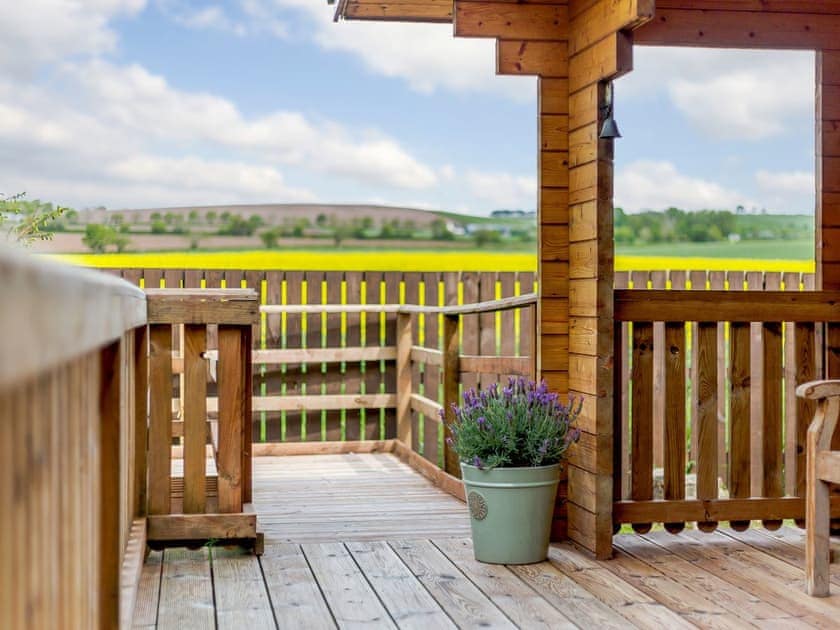 Decking | Jessica - Old Pump House Lodges, Lintlaw near Duns