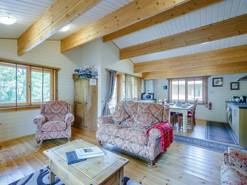 Living area | Chloe - Old Pump House Lodges, Lintlaw near Duns
