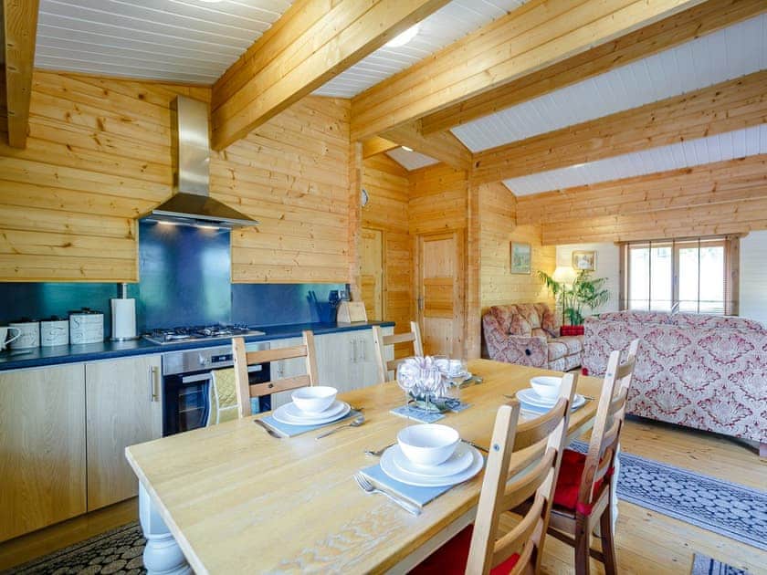 Kitchen/diner | Chloe - Old Pump House Lodges, Lintlaw near Duns