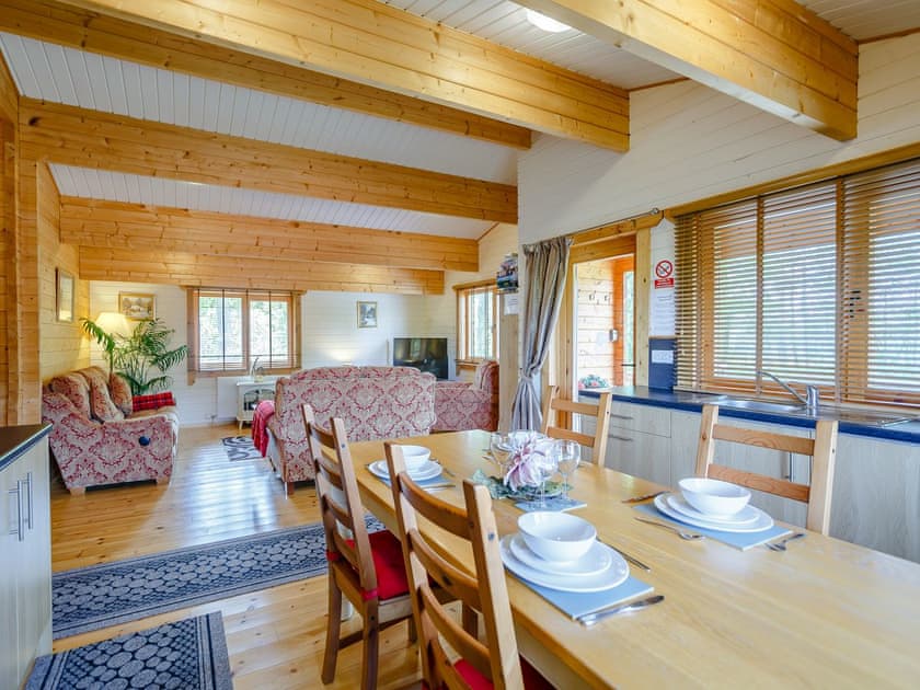 Kitchen/diner | Chloe - Old Pump House Lodges, Lintlaw near Duns