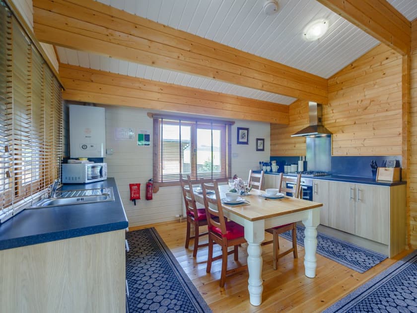 Kitchen/diner | Chloe - Old Pump House Lodges, Lintlaw near Duns