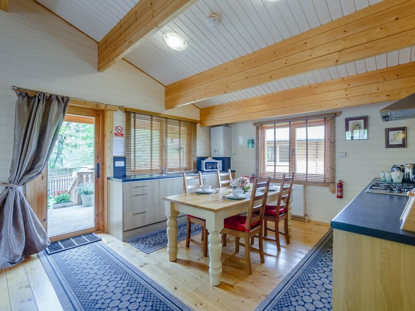 Kitchen/diner | Chloe - Old Pump House Lodges, Lintlaw near Duns