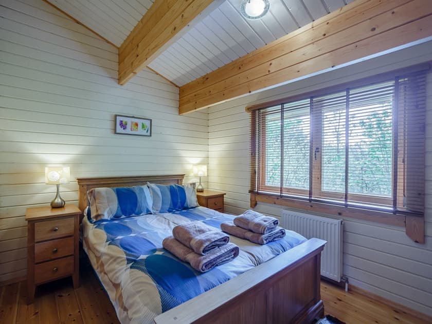 Double bedroom | Chloe - Old Pump House Lodges, Lintlaw near Duns