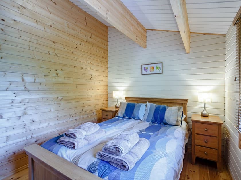 Double bedroom | Chloe - Old Pump House Lodges, Lintlaw near Duns