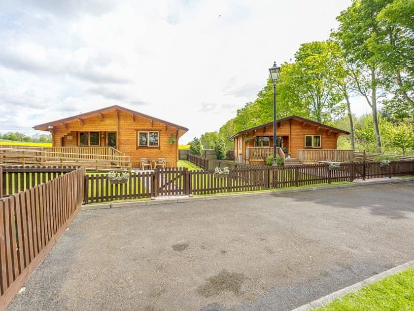 Parking | Chloe - Old Pump House Lodges, Lintlaw near Duns