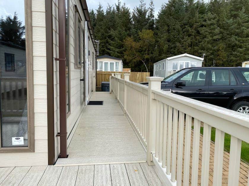 Terrace | Sunflower Retreat - Percy Woods Golf and Country Retreat, Swarland, near Morpeth