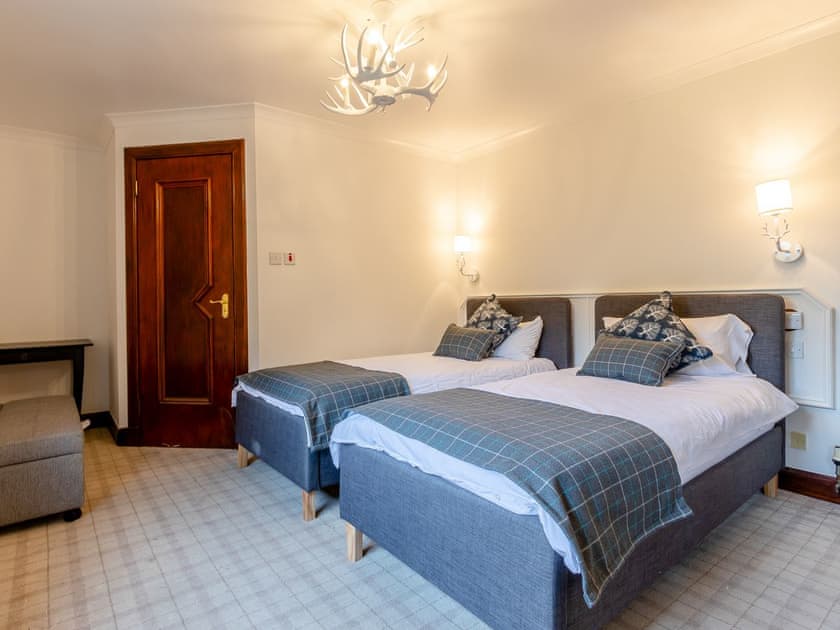 Twin bedroom | Dalgarven Spa House, Kilwinning, near Ayr