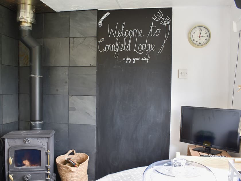 Living area | Cornfield Lodge, Shaftesbury