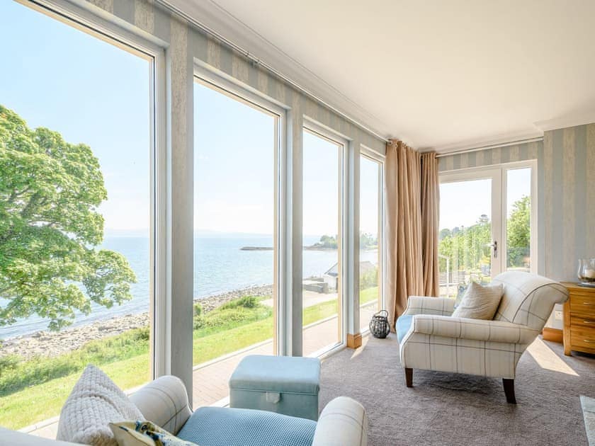 Living area | Chandlers Country House- Seaview Cottage - Chandlers Country House, Ascog, Isle of Bute 