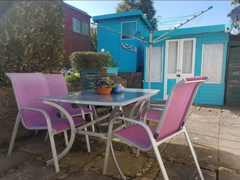 Outdoor seating area | Galmpton Farm Close, Galmpton, near Brixham