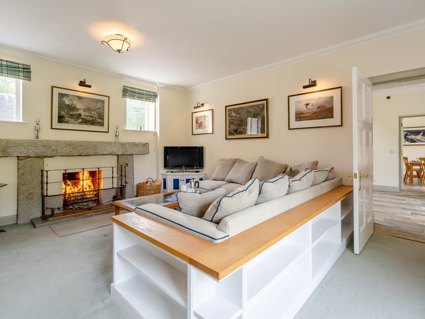 Living room | Stables House - Barwhillanty Estate, Parton, near Castle Douglas