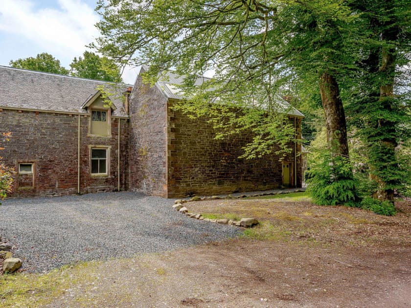Parking | Stables House - Barwhillanty Estate, Parton, near Castle Douglas