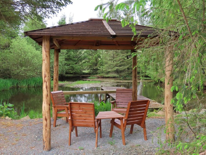 Outdoor area | Swallow Lodge, Bardennoch West, near Carsphairn