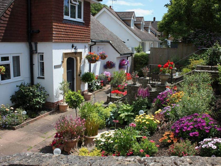 Guests are welcome to enjoy the front garden at Amberley | Ashlea at Amberley, Sidmouth