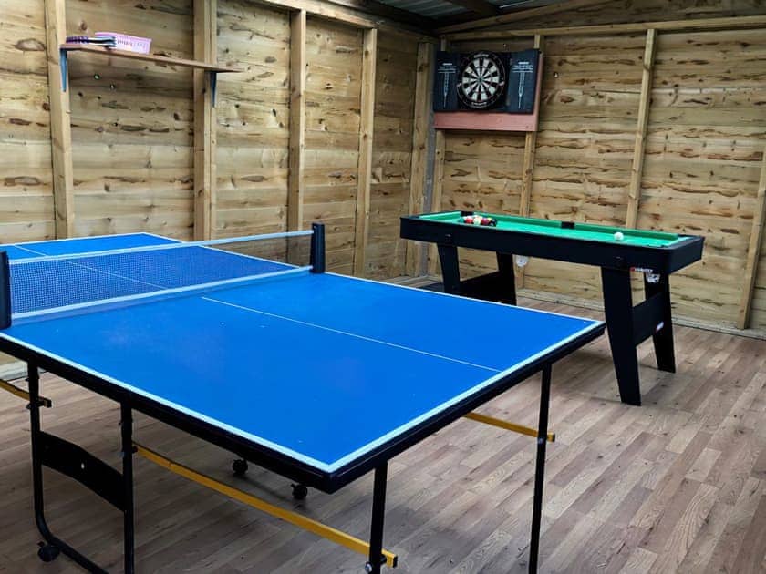 Games room | Offa’s Dyke Lodge - Acre Luxury Lodges, Stanner, near Kington