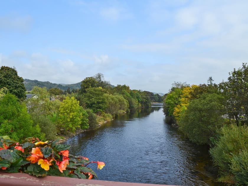 River Earn flowing through Comrie  | Arden House, Comrie, near Crieff