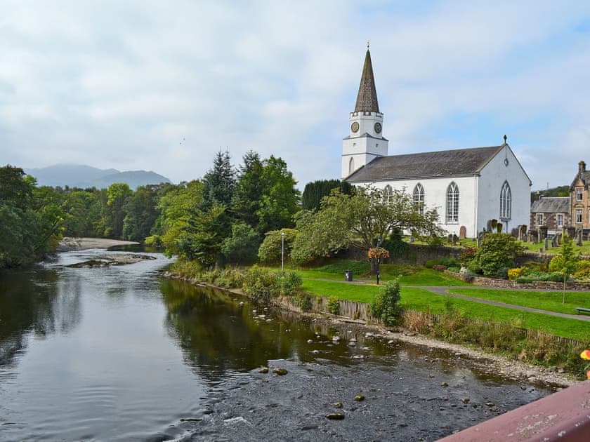 River Earn and Comrie’s White Church  | Arden House, Comrie, near Crieff