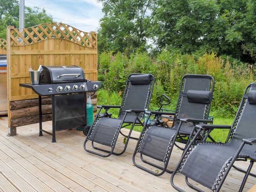 Decking | Primrose - Brynteg Glamping, Brynteg, near Benllech