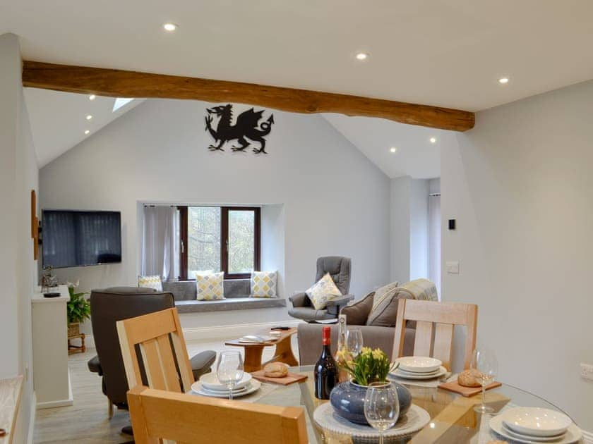 Open plan living space | Cwm Dulas Cottage, Llandewi Brefi, near Tregaron