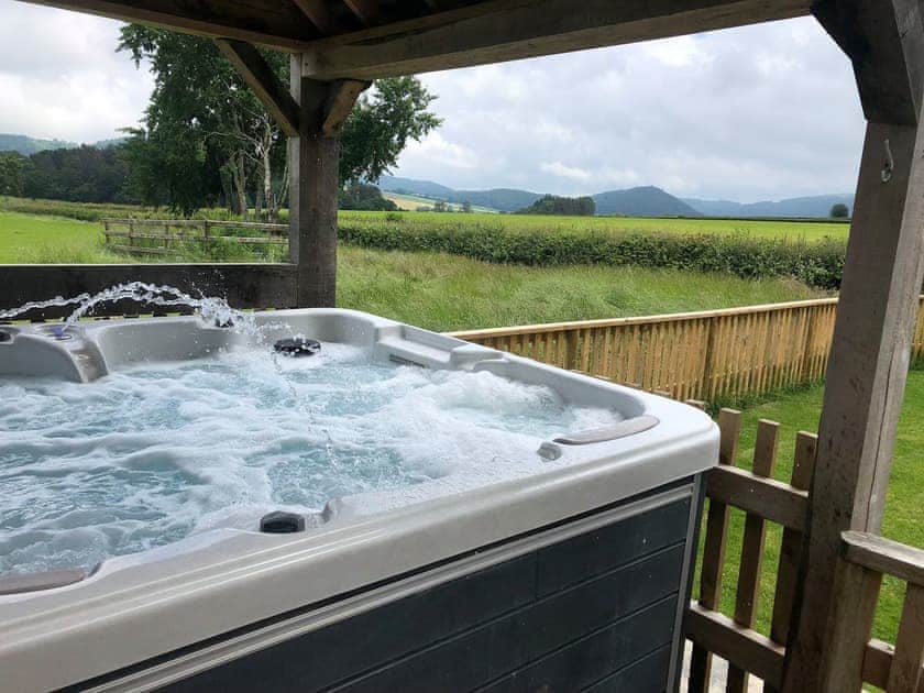 Hot tub | Upper Close - Acre Luxury Lodges, Stanner, near Kington