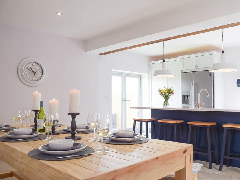 Kitchen/diner | The Dairy - Yocking Gate Holiday Accomodation, Whitchurch