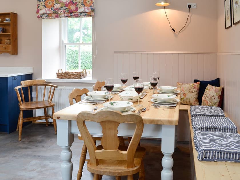 Dining Area | Morton Mains Steading Cottage, Thornhill