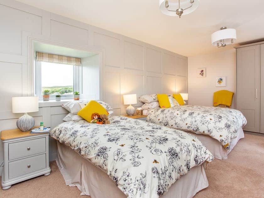 Twin bedroom | Morven View, Dunbeath, near Wick