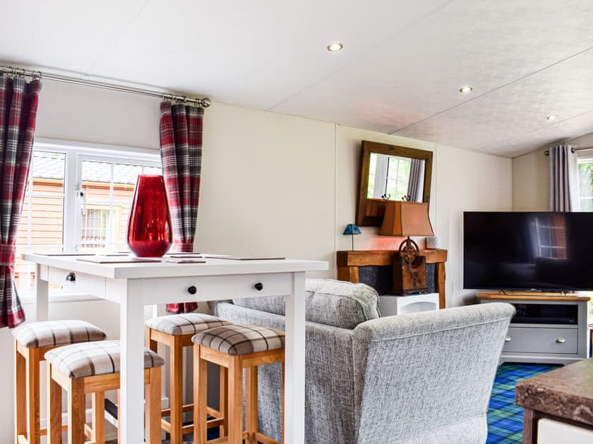 Dining Area | Salmon Leap Lodge, Dollar, near Stirling