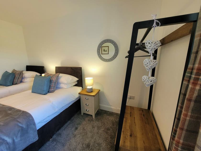 Twin bedroom | Garrarie Cottage, Whithorn