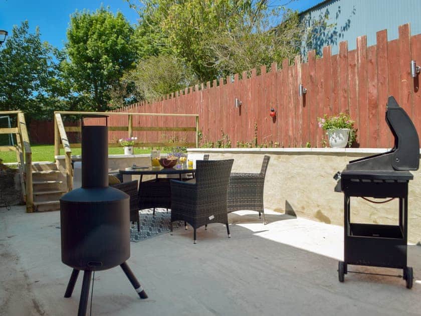 Sitting-out-area | The Old Coach House - Hayscastle Cottages, Hayscastle