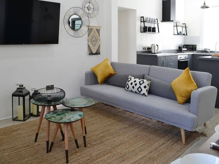 Living area | Merrick - Victoria Apartments, Newton Stewart
