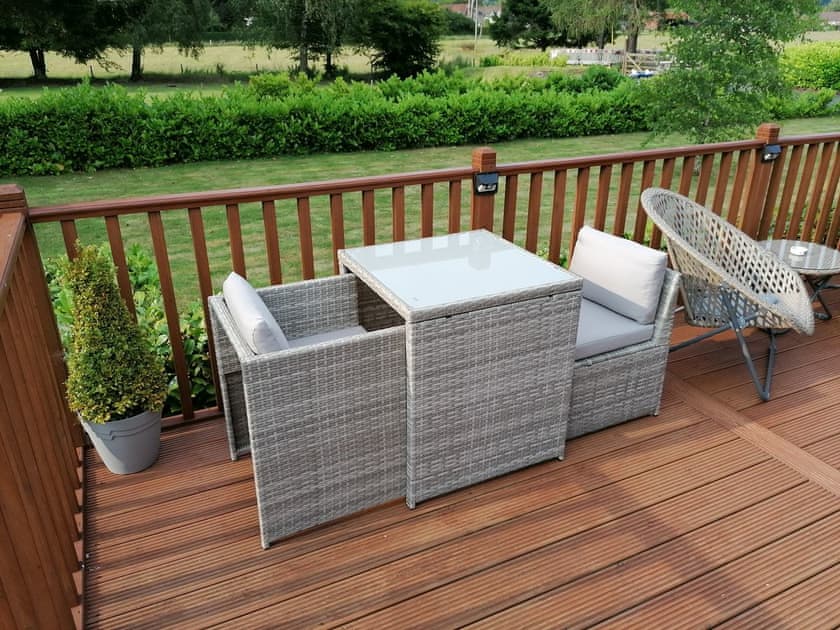 Decking | Salmon Leap Lodge, Dollar, near Stirling