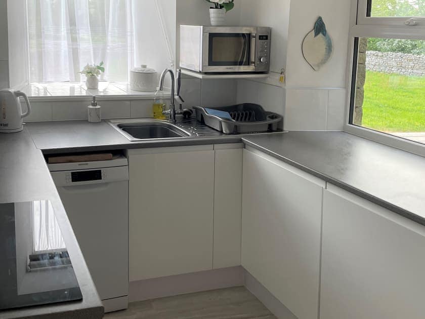 Kitchen with views over garden paddock  | Glen Cottage, Mickleton, near Barnard Castle