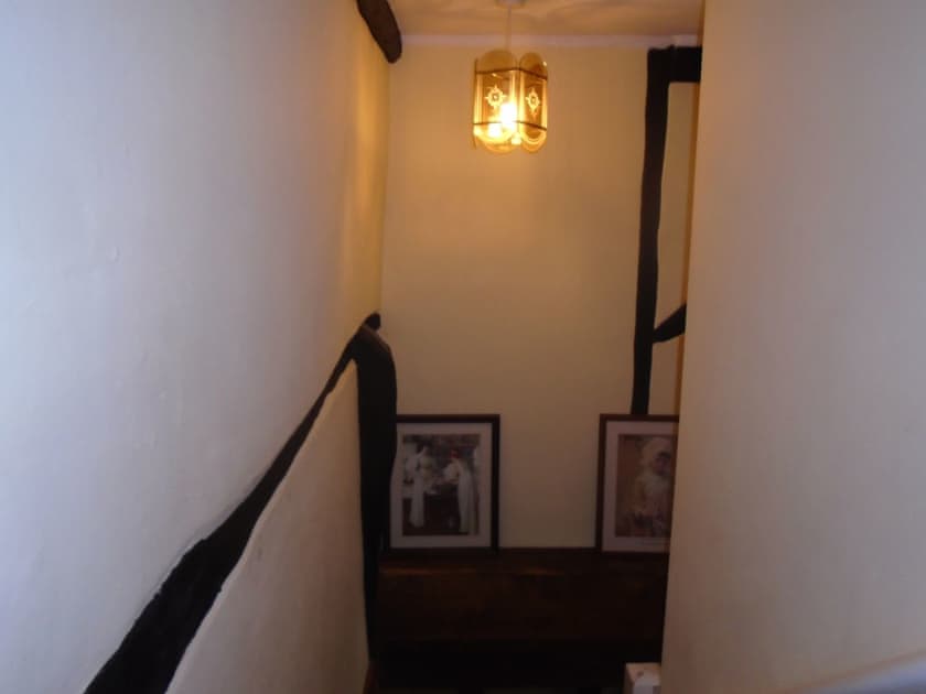 Stairs to double room | Whipple Tree Cottage, Cratfield, Halesworth