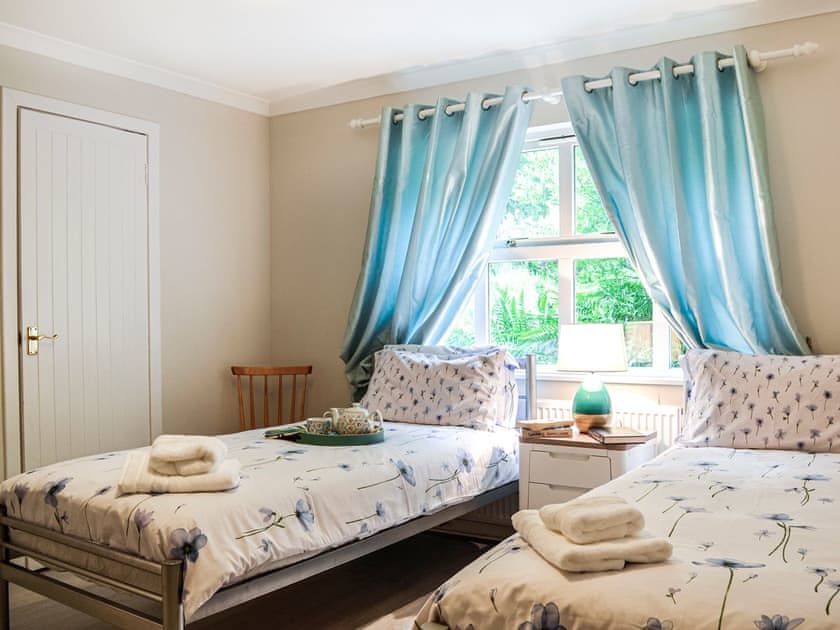 Twin bedroom | Corrennie School Cottage, Sauchen, near Inverurie