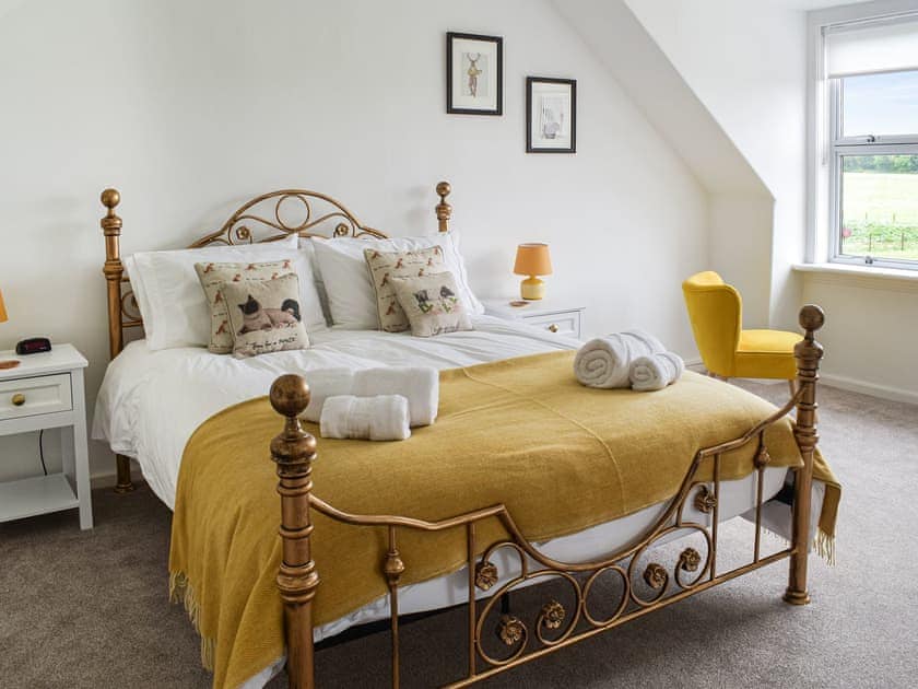 King size bedroom | The End Hoose, Duns