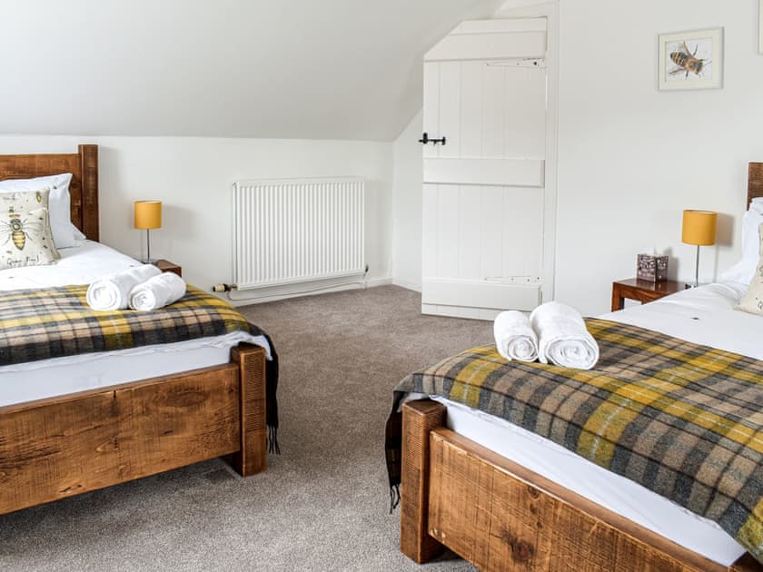 Twin bedroom | The End Hoose, Duns