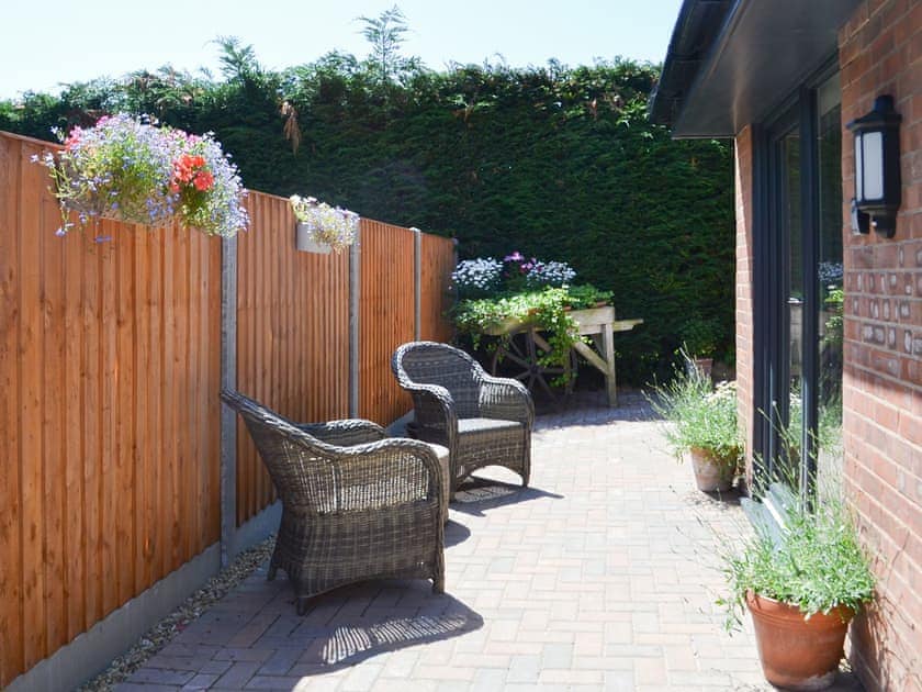 Patio | The Old Rectory Lodge - The Old Rectory, Tothill, near Louth 