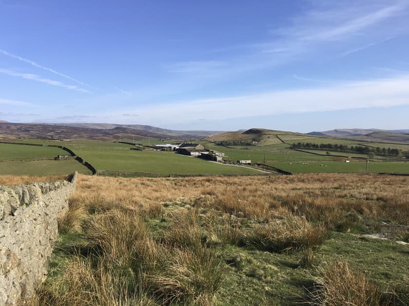 Kinder Scout from the farm | The Hayloft, Glossop