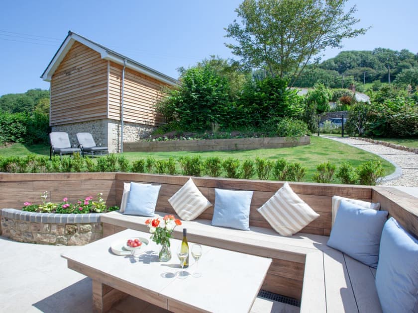Patio | The Pink House, Branscombe