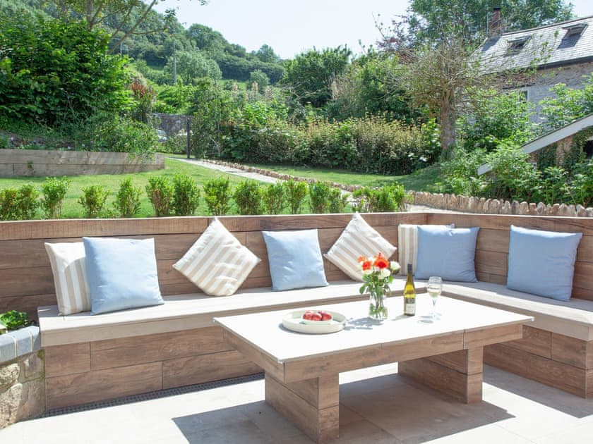Patio | The Pink House, Branscombe