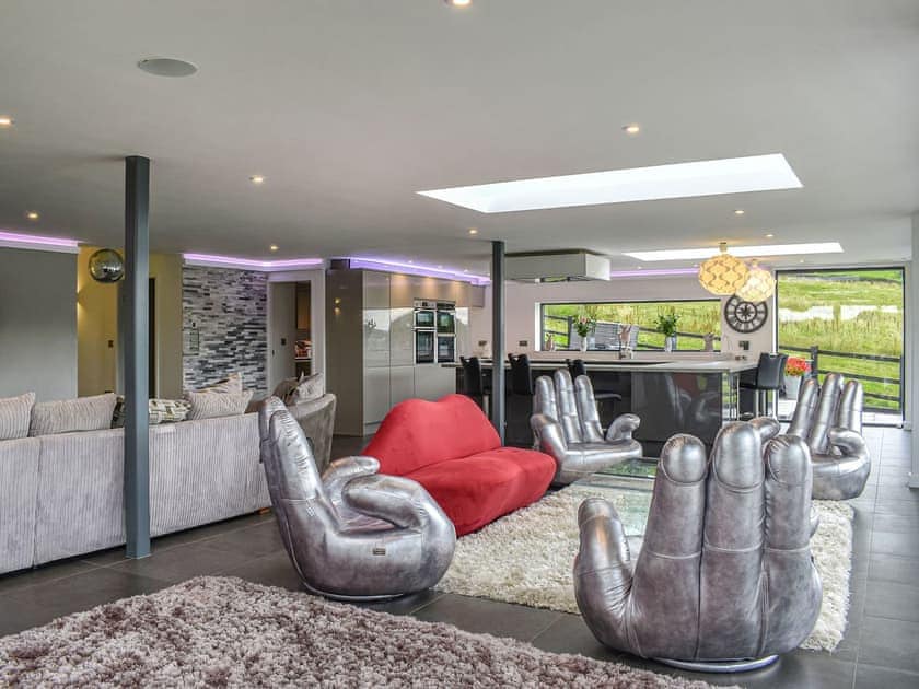 Open plan living space | Lake View, Rudyard Lake