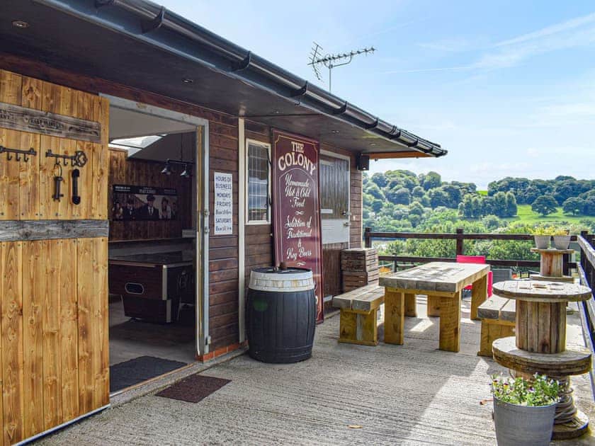 Onsite pub area | Lake View, Rudyard Lake