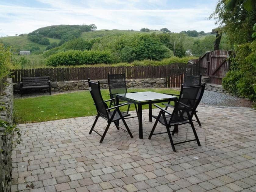 Patio | Jenlea Cottage, Grizebeck, near Kirkby-in-Furness
