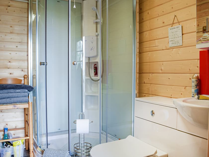 Shower room | Moonlight View - Hightimbers Holiday Lets, Newtown