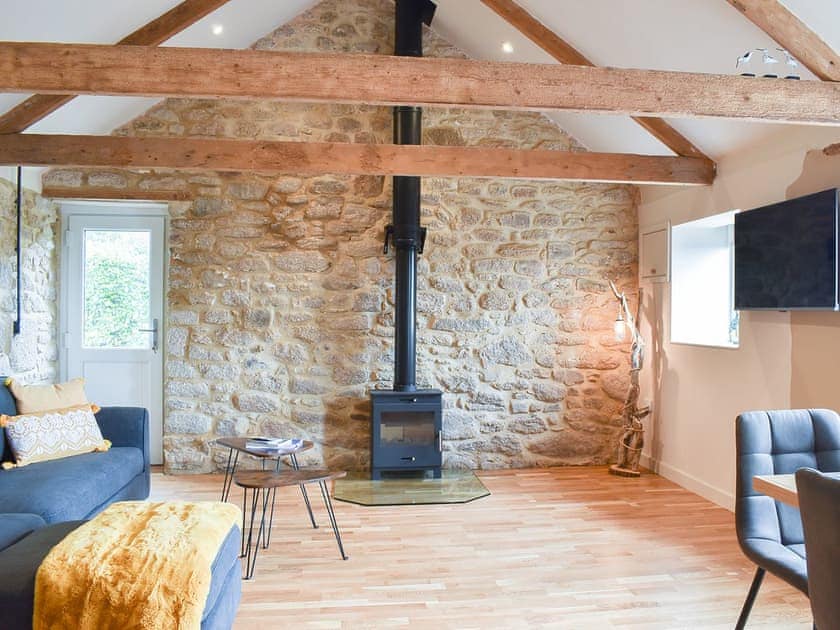Living area | Tregrannick Barn, Trannack, near Helston