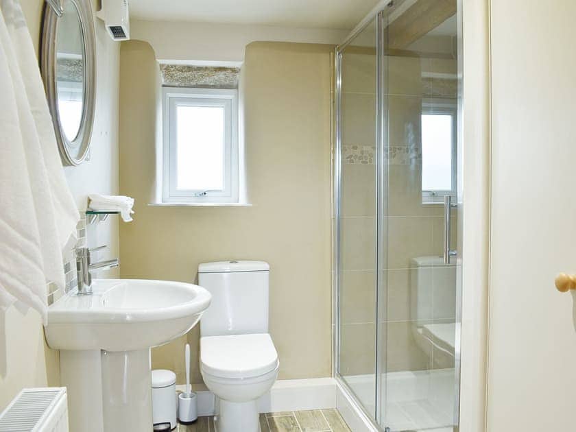 Shower room | Tregrannick Barn, Trannack, near Helston